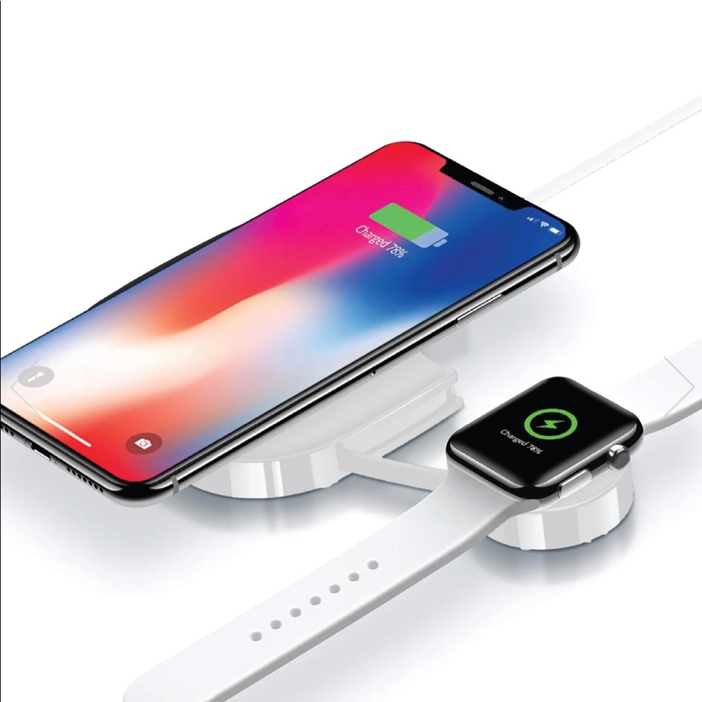 2 In 1 Wireless Charging Station
